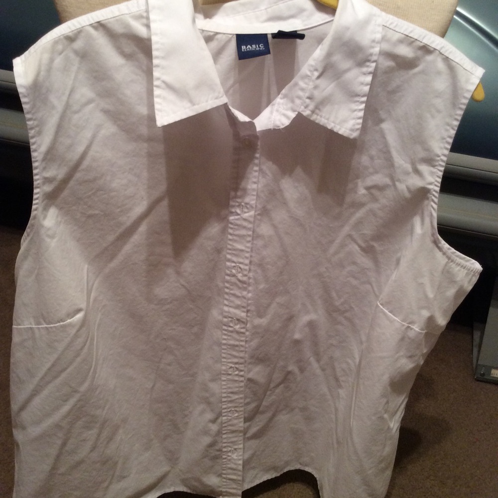 Basic Editions 2X sleeveless blouse